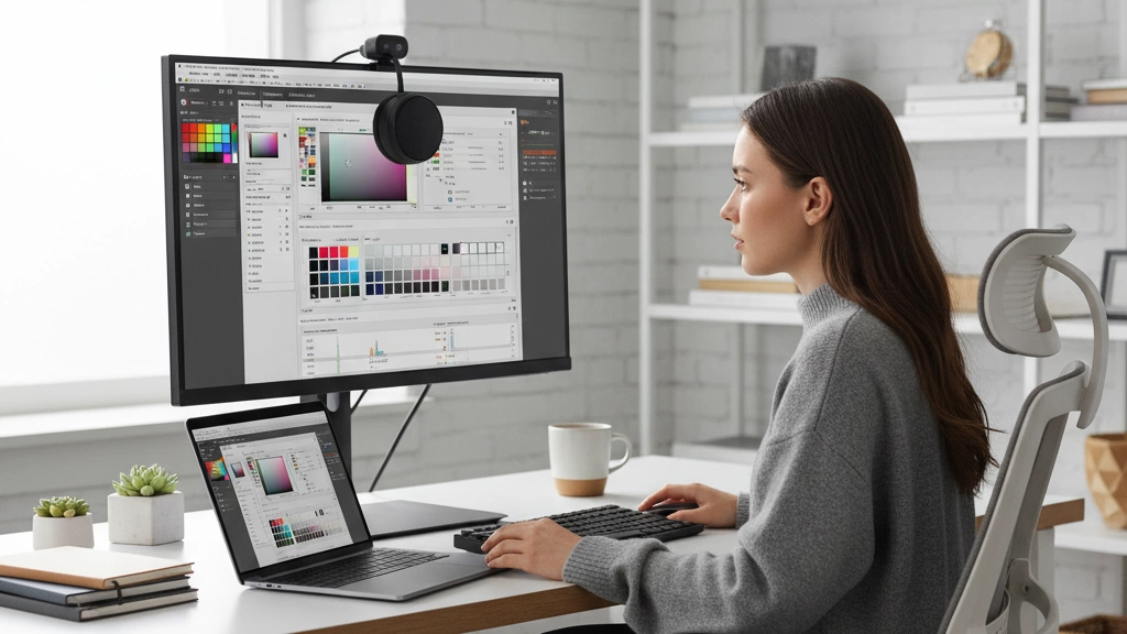 monitor colorimeter calibration workflow